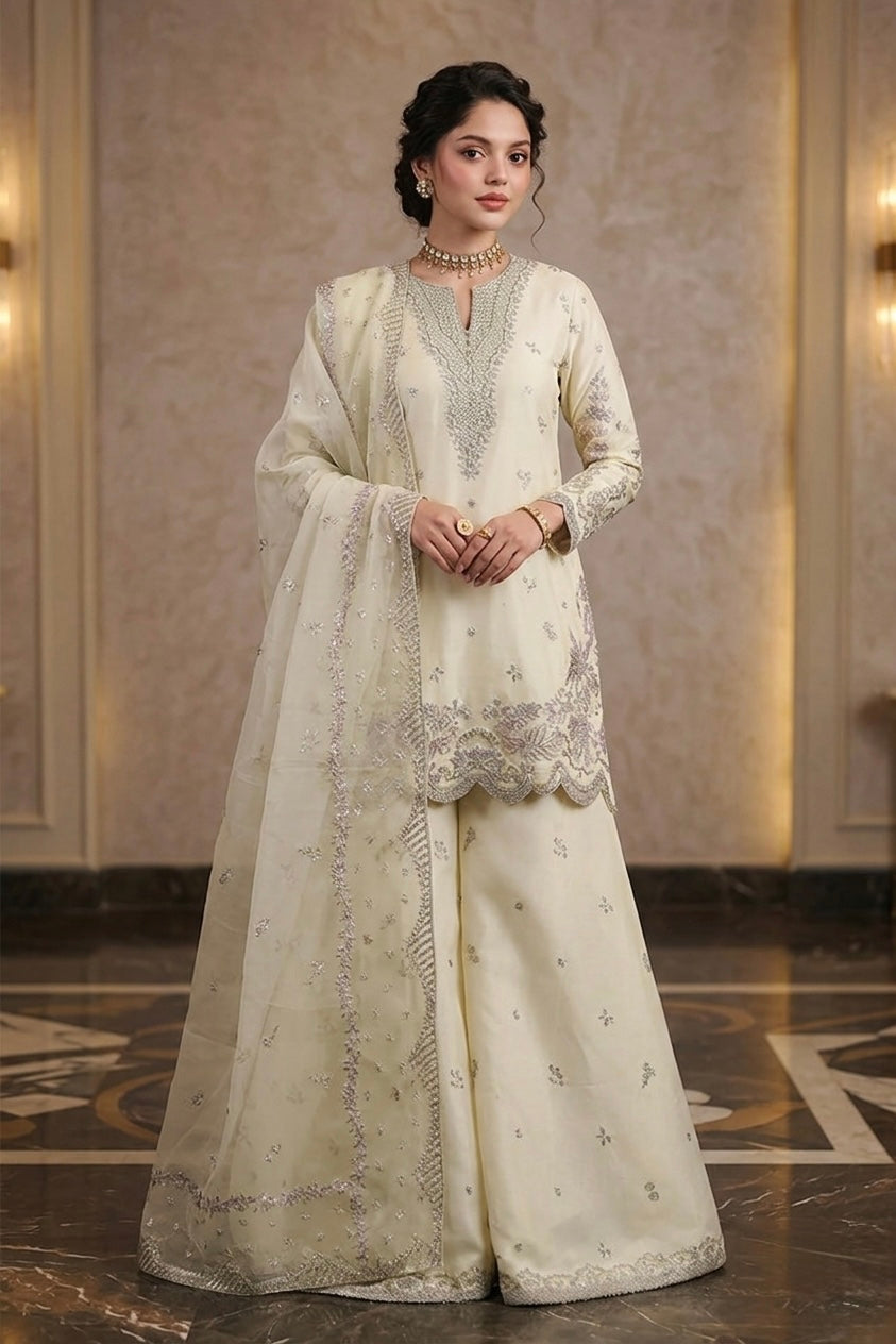 Noor Festive Pret - Front View | MEHRAAH