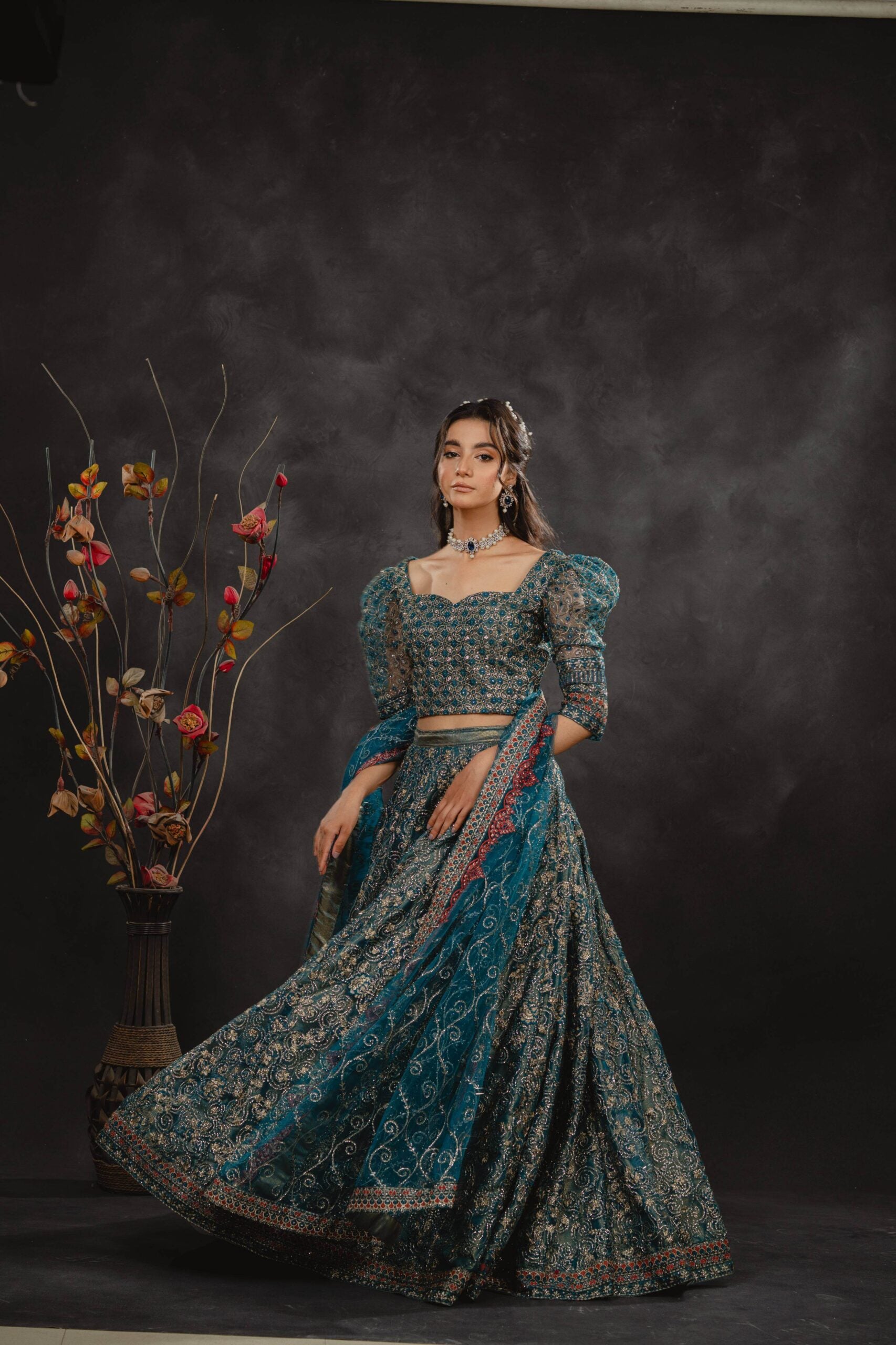 Serene Drape Lehenga Kurti