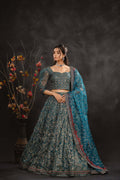Serene Drape Lehenga Kurti - Front View | MEHRAAH