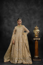 Zarmina Heavy Embroidered Maxi - Embroidery Detail | MEHRAAH