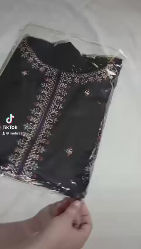Mosaic 3Pc - Embroidered Lawn Dress